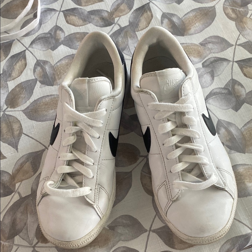 Nike  White and Black Sneakers